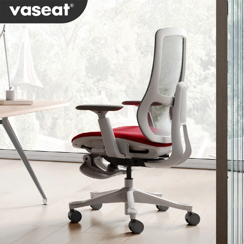 (Nuevo diseño 2024) Silla de oficina ergonómica de malla con respaldo alto