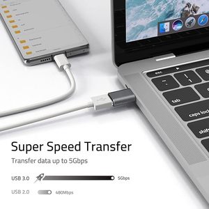 High Quality 5Gbps Data Sync OTG Laptop Connector <strong>USB</strong>-C <strong>to</strong> USB3.0 a Adapter for Mobile Phones Brand New Condition - Product Image 5
