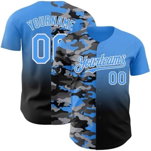 Camo-power Blue and Black