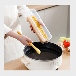 กล่องเก็บก๋วยเตี๋ยวภาชนะใส่บะหมี่สปาเก็ตตี้ในครัวกล่องเก็บซีเรียลพร้อมฝาปิดในตู้เย็น - Product Image 5