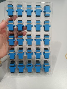Adaptador de acoplador óptico SC LC FC ST APC/UPC, fibra dúplex Simplex ST SX para conector de fibra óptica FTTH, compatible con redes IP TCP