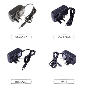 OEM Custom di alta qualità UK spina adattatore di alimentazione 5521MM 5V 12V 1A 2A 24W 3A AC alimentatore più uscite adattatore di alta precisione - Product Image 6