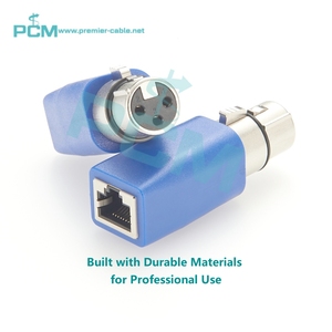 <span class=keywords><strong>DMX</strong></span> 3 PIN XLR อะแดปเตอร์ตัวเมียเป็น RJ45ตัวเมียสำหรับสายอีเทอร์เน็ต CAT5 DMX512การควบคุมไฟบนเวที CAT5 RJ45เป็น XLR Converter - Product Image 5
