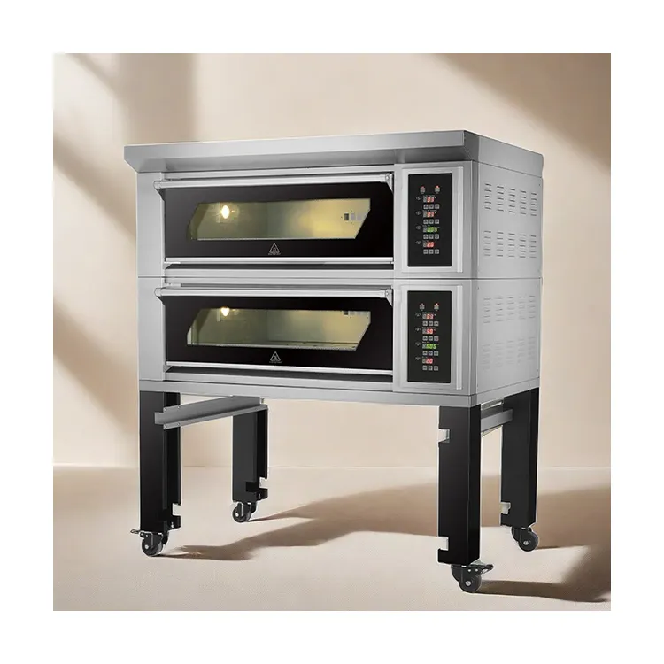 Bakkerij Dek Oven Commerciële Elektrische Dek Oven 2 Deck 4 Tray Bakkerij Oven Voor Brood Bakkerij