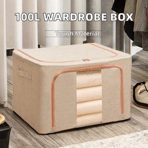 Có thể gập lại Đa-Chức năng tiết kiệm không gian quần áo tổ chức Linen hộp lưu trữ cho hộ gia đình tủ quần áo và tủ quần áo hệ thống - Product Image 2