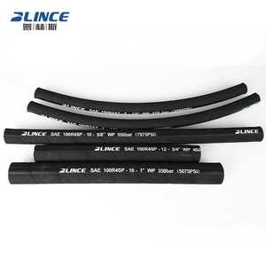 耐摩耗性4SPワイヤー強化ナットカップリング<span class=keywords><strong>DN8</strong></span>ゴムホース耐久性向上油圧ホース用中国工場