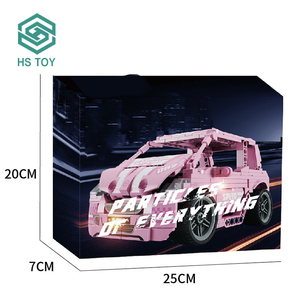 HS <strong>2</strong>.4Ghz Intelligent <strong>Programing</strong> DIY STEM Educational Building Block Kit Mobile App Control Car With 395PCS - Product Image 3