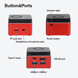 Portable Mini PC <strong>with</strong> <strong>Linux</strong> Quad Core Celeron J4125 DDR4 RAM for Home and Student Use Small Size Business <strong>Computer</strong>