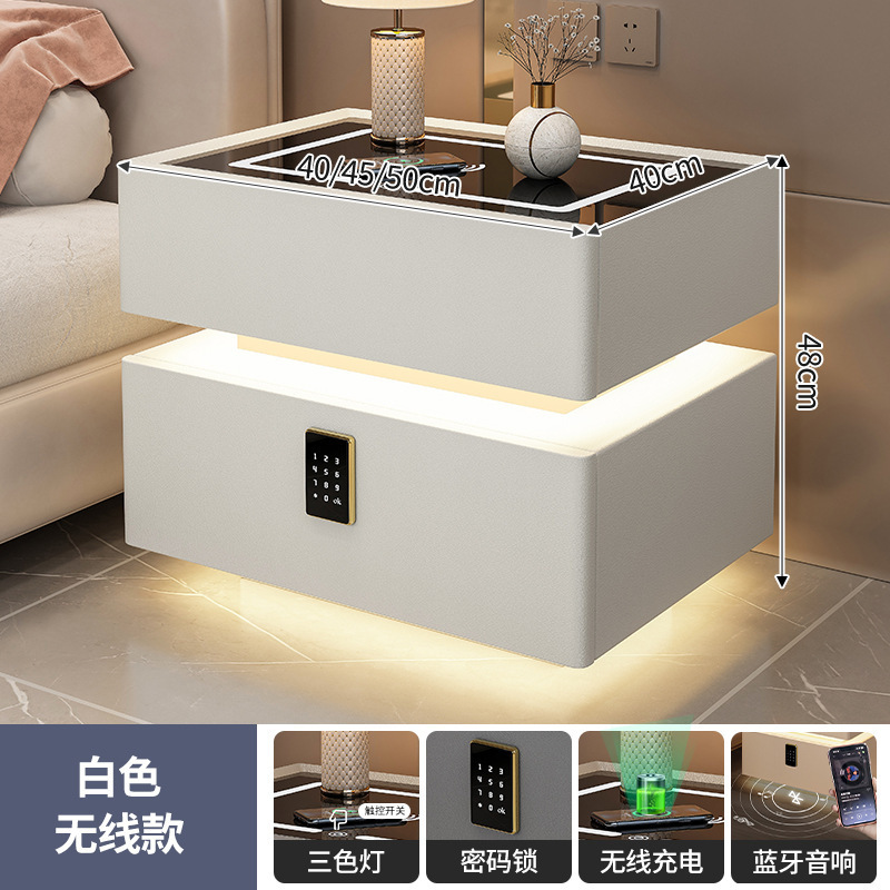 Blanco, carga inalámbrica, tres colores, bloqueo con contraseña, bluetooth