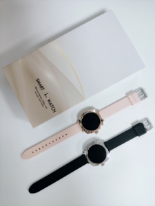 Lady Smart Watch 1,19 "Amoled Screen Rotary Button Wählen Sie Anrufs piele BO BP SpO2 Female Cycle Tracking Dafit App LC605 Smartwatch - Product Image 5