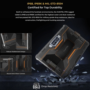 Gutes Feedback 11 Zoll Android 13 Media Tek Helio G99 Dual-SIM 6GB 256GB OUKITEL RT8 4G Netzwerk IP68/IP69K Rugged Phone Tablet PC - Product Image 4