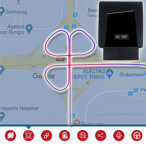 GPRS seguimiento en línea mini 2G 3G 4G wifi hotspot obd2 tarjeta SIM gps tracker con función de diagnóstico - Product Image 6