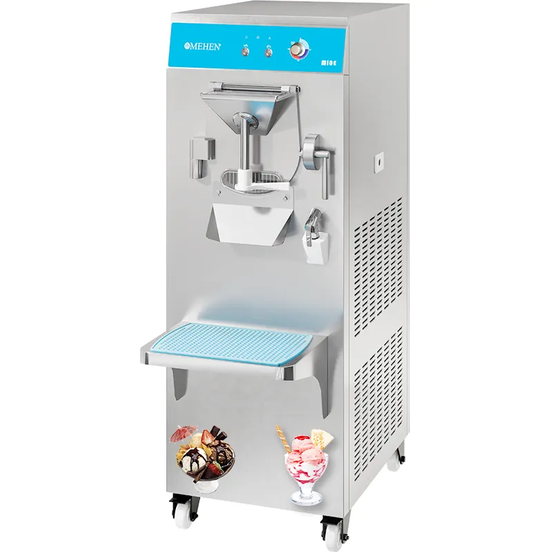 MEHEN M10E 20-40L/H Gelato 기계 사업을 위한 단단한 아이스크림 기계 배치 냉장고