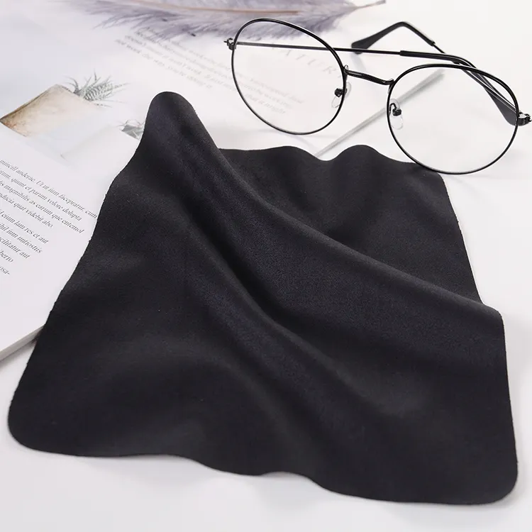 Microfiber Black Grey Optical Eye Glasses Cloth Polishing Sun Glasses Cleaning Cloth Eyeglasses Lens Cleaner Cloth