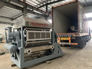 7000pcs/hr自動紙パルプ卵トレイ生産ライン製造機
