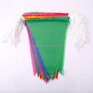 Banderines de tela de poliéster personalizados de alta calidad OEM ODM, banderines de colores, banderines triangulares, banderines para decoración de celebración - Product Image 1