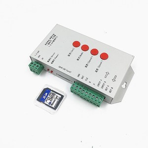 5-24V T1000S Sd-karte LED-Pixel Controller WS2812B WS2811 RGB LED streifen programmierbare mit soft ware - Product Image 2