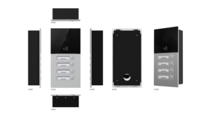 4 appartamenti muti-funzione videocitofono citofono di sicurezza tuya villa citofono citofono con sistema interfono wifi - Product Image 5