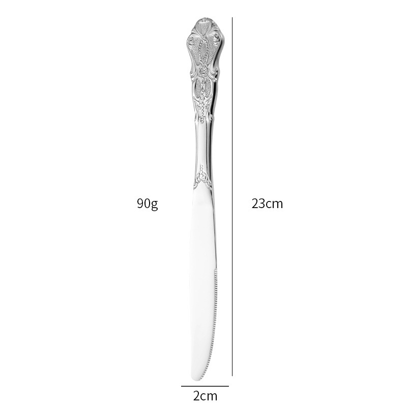 Couteau à dîner en argent