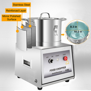 High Efficiency Stainless Steel <strong>Automatic</strong> Commercial Food Chopper <strong>Machine</strong> for Dinning Restaurant Use - Product Image 1