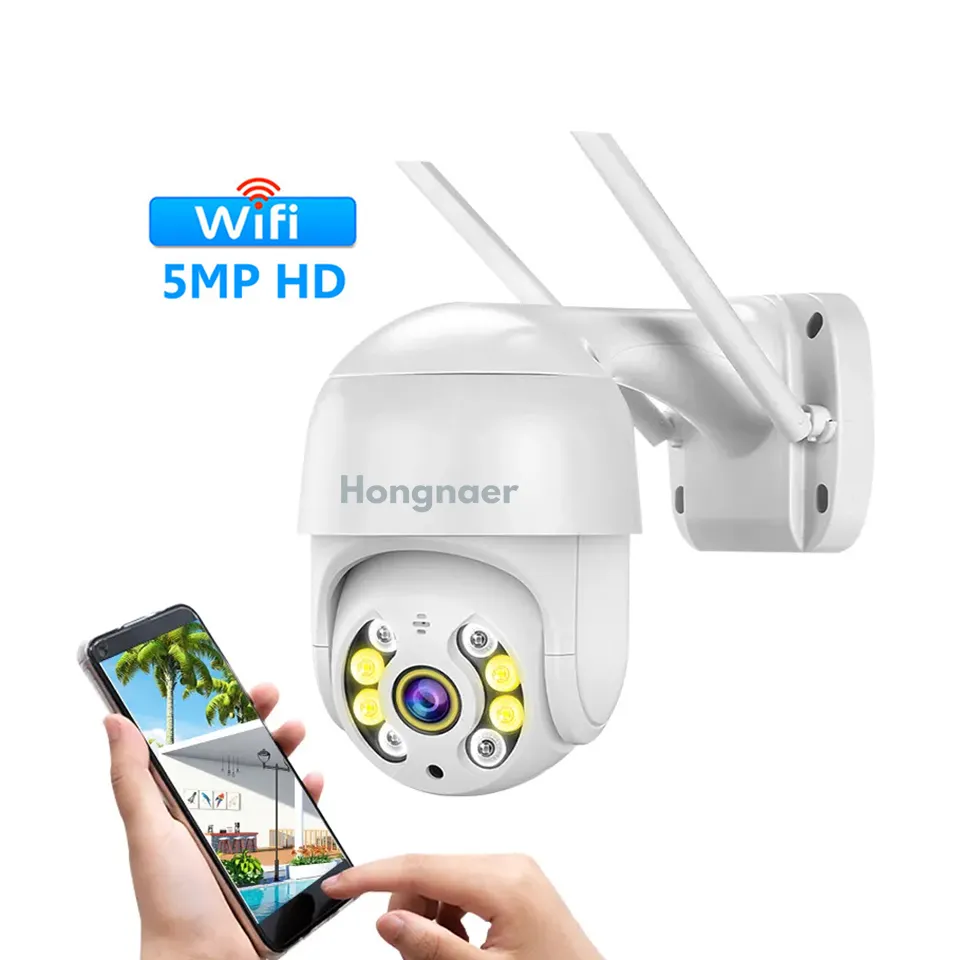 1080P 4MP 5MP 8MP HD telecamera di sicurezza domestica esterna WIFI PTZ Auto Tracking P2P sorveglianza telecamera IP CCTV