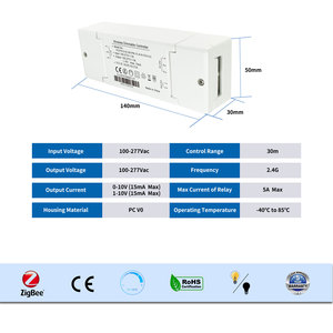 Zigbee 3,0 умная домашняя система управления освещением 0-10 В Одноцветный регулятор затемнения высокотехнологичные диммеры для комфортного дома - Product Image 5