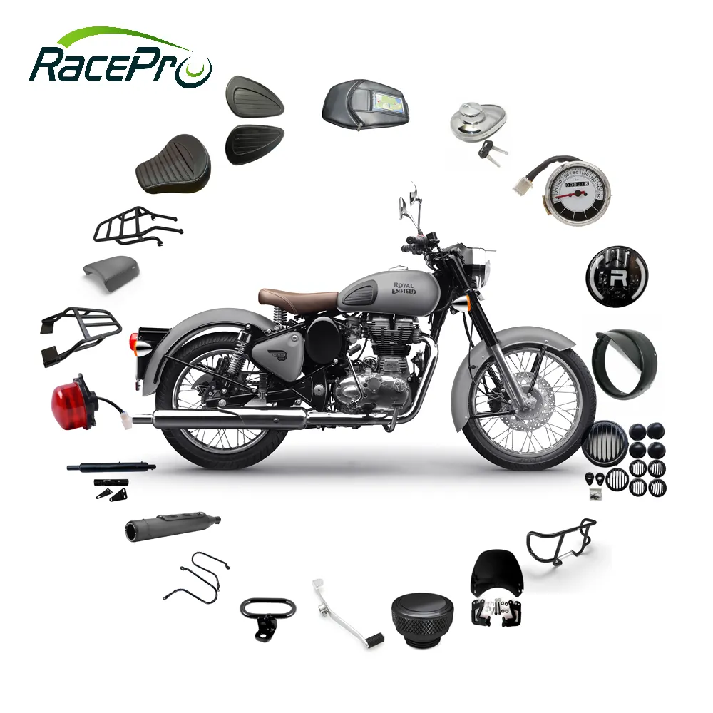 RACEPRO toptan fiyat yüksek kaliteli aksesuarları motosiklet modifiye özel parçaları aksesuarları için kraliyet enfield klasik 350