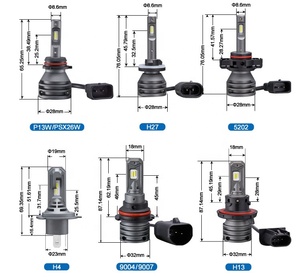 Brighter <strong>Led</strong> Headlamp H11 H7 H4 EMC Canbus H1 H3 <strong>LED</strong> Light Kit PSX26W <strong>PSX24W</strong> 5202 <strong>Led</strong> Fog Light - Product Image 4