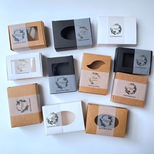 定制小肥皂礼品盒环保纸板包装牛皮纸纸盒折叠纸盒包装家用肥皂 - Product Image 1