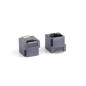 PCB dayanağı 6P6C 90 derece kadın RJ11 RJ12 bağlayıcı 8pin connecteur rj45 konektörü dişi konnektör 4P4C RJ11 RJ12 Jack prizler - Product Image 1