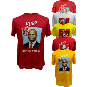 เสื้อยืดโพลีเอสเตอร์พิมพ์ลายสำหรับใช้ทางการเมืองและเพื่อการศึกษา - Product Image 2