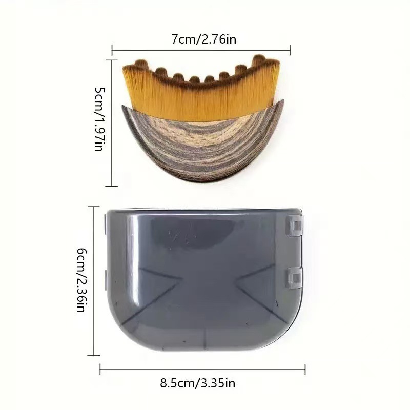 Brown small lymphatic brush storage box
