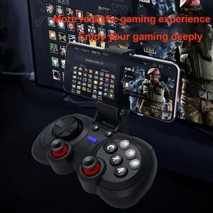 Game controller für Android/IOS-Gerätes ystem mit einziehbarem Handy halter clip Wireless Game Controller
