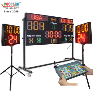 Outdoor 7 Segment LED Anzeigetafel Basketball Anzeigetafel mit Schuss Uhr LED digitale Basketball Anzeigetafel Anzeige - Product Image 2