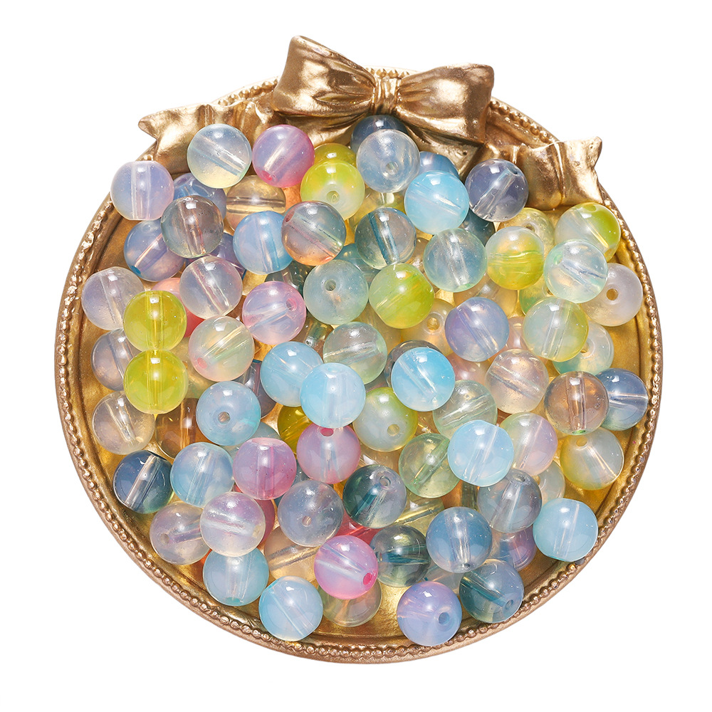 Opale de verre bicolore - mélange aléatoire