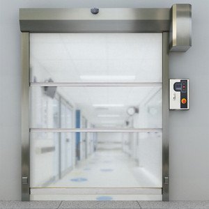 Custom High Speed <strong>PVC</strong> Rolling Shutter <strong>Door</strong> Industrial Design Transparent <strong>Door</strong> Suitable for Clean Room Workshop and Warehouse - Product Image 2