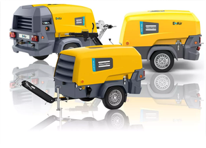 Atlas Copco 7bar 185CFM dizel motor taşınabilir hava kompresörü XAS 88 - Product Image 6