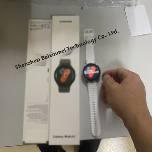 2025 Galaxy Watch7 yuvarlak AMOLED ekran Smartwatch için silikon bant ile 1:1 Boot Logo IOS işletim sistemi Watch6 arkadaşı - Product Image 6