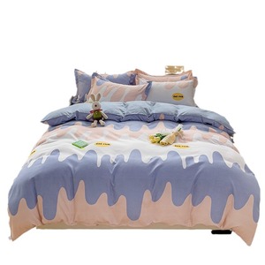 Yüksek dereceli anne-bebek buzlu üç parçalı baskılı desen yatak çarşafı Set - Product Image 1