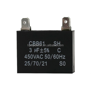 cbb61吊扇电容器1.5uf 2uF 450V发电机电容器 - Product Image 1
