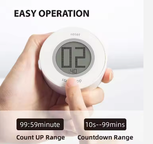 Orologio da cucina sveglia LED 360 rotante manopola digitale timer cucina per anziani e bambini per utilizzare timer da cucina impermeabile - Product Image 5