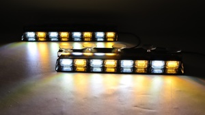 2 In 1 ภายในกระจกหน้ารถไฟ Strobe 96 LED 26 โหมดฉุกเฉิน Dash อันตรายคําเตือนความปลอดภัยกระพริบไฟเตือนการจราจร - Product Image 4