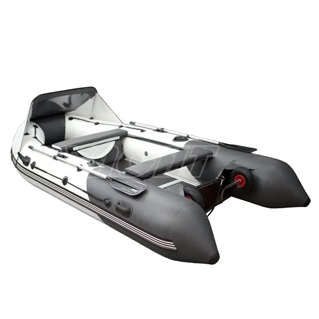 Bateau à rames gonflable pliable en aluminium, pour 5 personnes, 12 pieds, 360cm, sports aquatiques