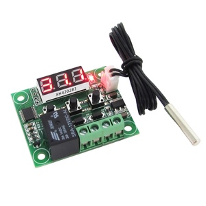 Termostato Digital LED de 12V CC, Control de temperatura, termómetro, controlador térmico, módulo de interruptor con Sensor NTC, 1 unidad - Product Image 1