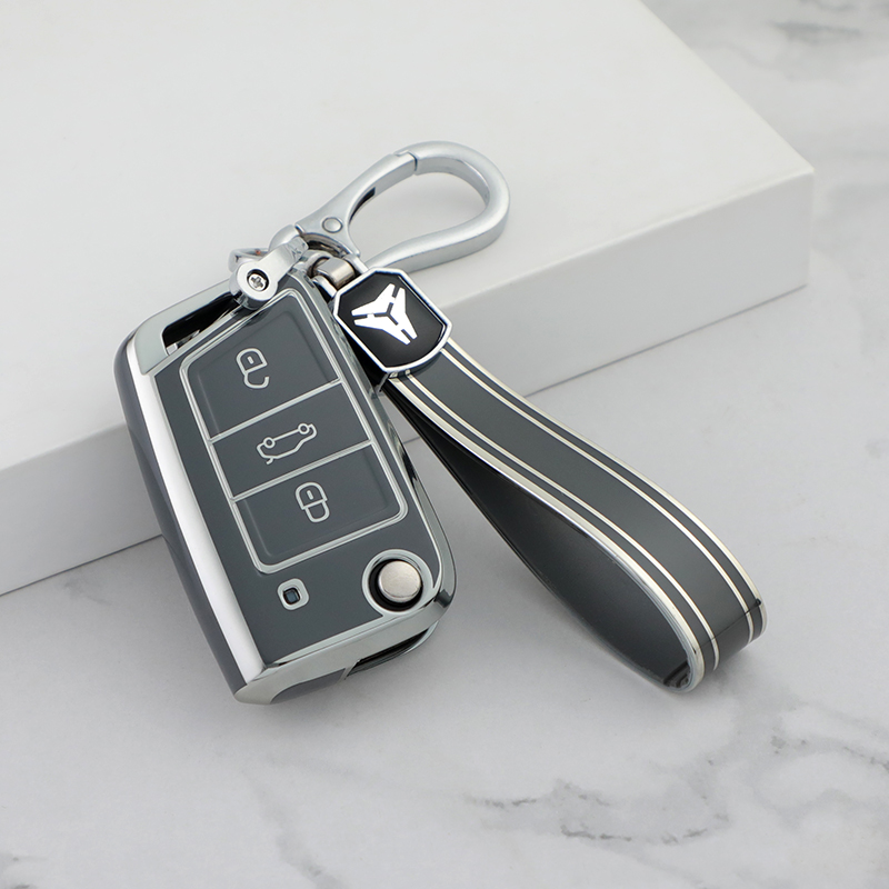 3 Button Gray + Keychain