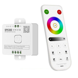 DC5-24V SP638E для Bluetooth RF музыкальный пульт дистанционного управления RGB пиксельный светодиодный контроллер для управления светом - Product Image 1