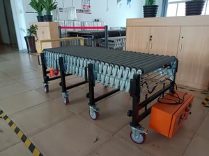 Transportador de rodillos de acero de alta calidad para carga y descarga de contenedores Cartones de neumáticos Impulsado por energía para plantas de fabricación - Product Image 4