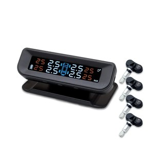 Energía Solar inalámbrico automático <span class=keywords><strong>TPMS</strong></span> monitoreo de presión de neumáticos <span class=keywords><strong>sensor</strong></span> de presión de neumáticos de coche <span class=keywords><strong>TPMS</strong></span> - Product Image 3