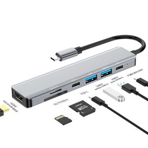USBCドッキングステーション11 in 1 USBCハブアダプター、4K、VGA、イーサネットRJ45、PD、3.5mm Aux、S D、TF、USBC充電ポート付き - Product Image 5