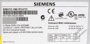 Neu und Original Plc Neu 6 AV74240AA000GT0 HMI IPC477C 19 ZOLL TOUCH TFT P SPS-Programmier steuerung - Product Image 5